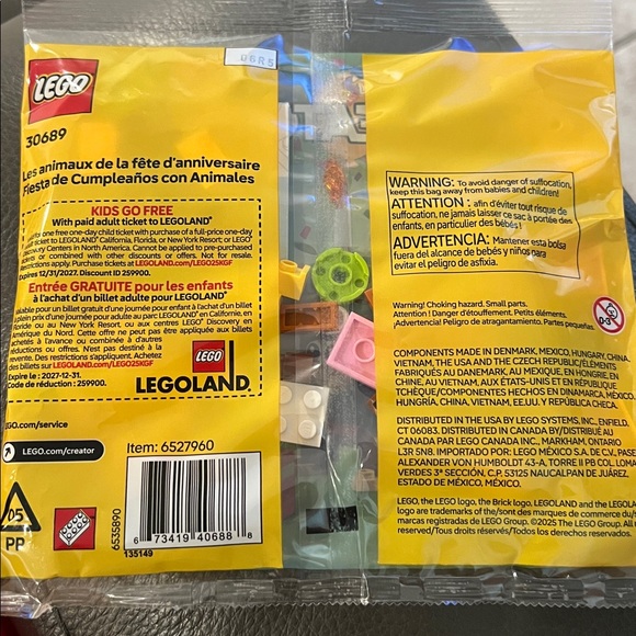 NWT LEGO Creator Birthday Party Animals - Building Kit with Monkey and Giraffe - Picture 2 of 3